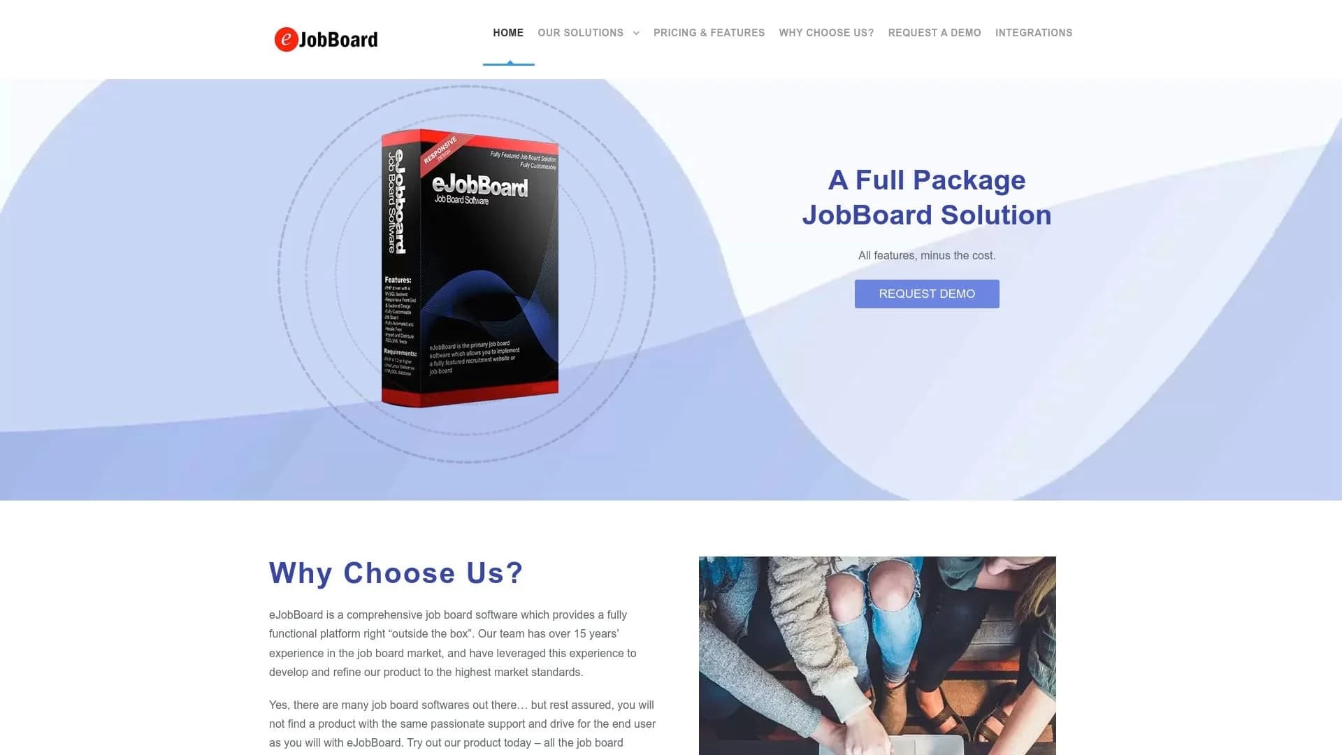 eJobboard screenshot